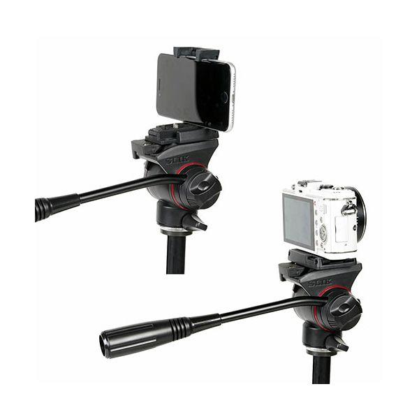 スリック SLIK GX-m 7500 Video 動画対応雲台+スマホ対応クイックシュー装備 人気のGXシリーズ上位機種 GX-m-7500-VIDEO_4