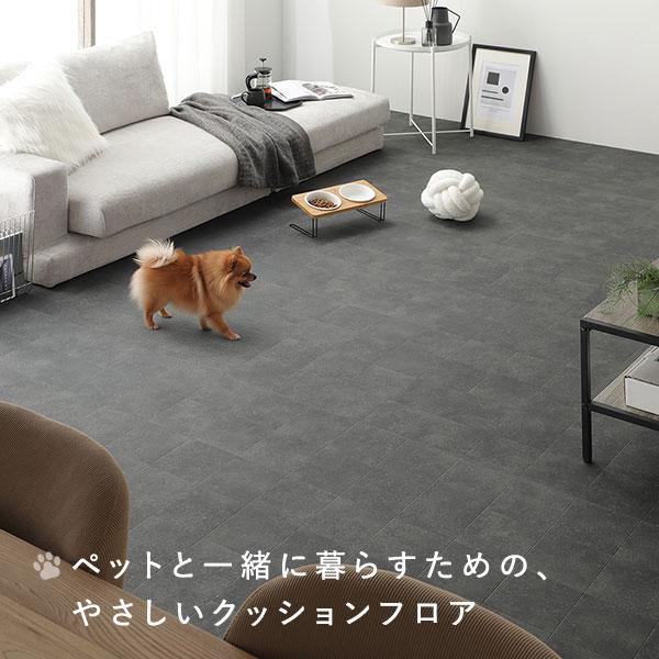 クッションフロア カーペットサイズ 6帖用 約91×352cm 3枚入り クレイブロック 日本製 抗菌 抗ウイルス 防カビ 防炎 床暖房対応 ホットカーペットサイズ 対応_5