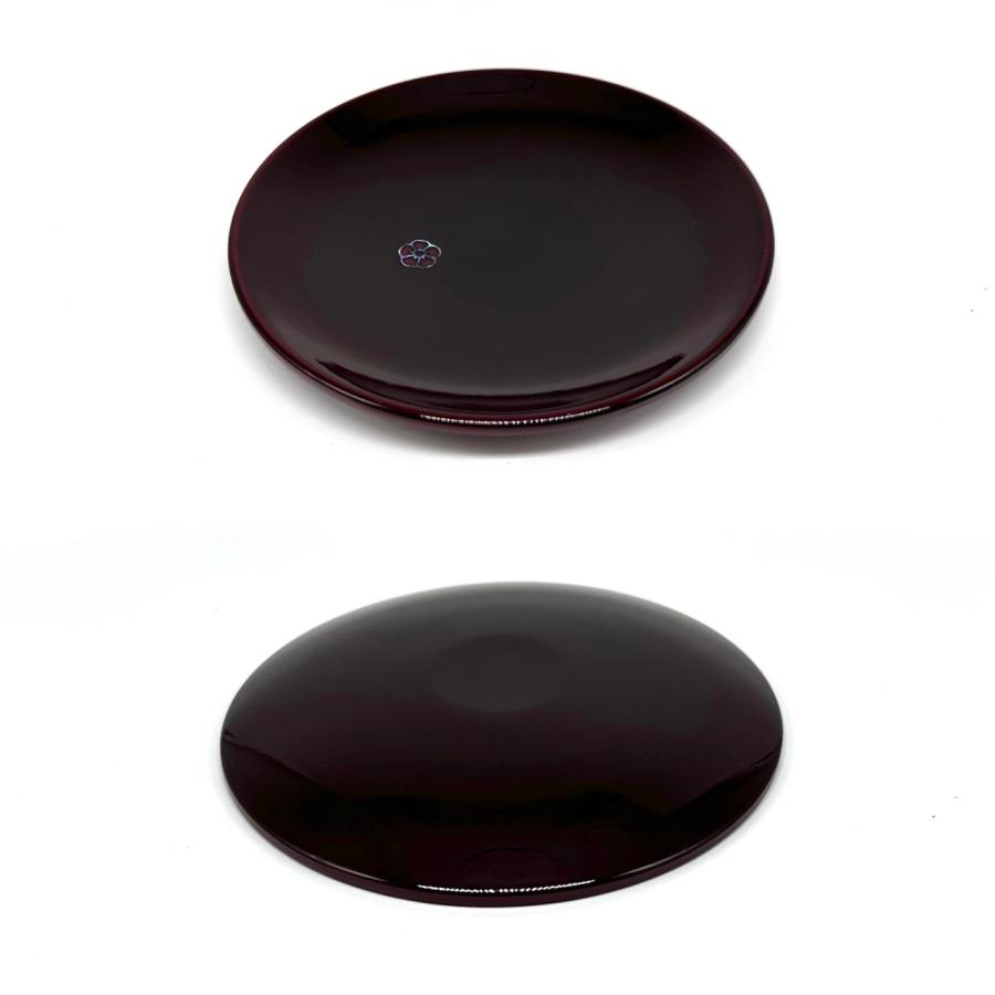 和食器 銘々皿 和菓子 皿 総溜 明月 5枚組 フォーク付 4.5寸 和食器 銘々皿 和菓子 皿 総溜 明月 5枚組 フォーク付 4.5寸