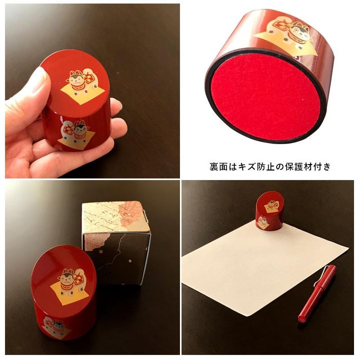 文鎮 おしゃれ 竹型 黒 金竹 ギフト プレゼント 書道 半紙 : 漆器の