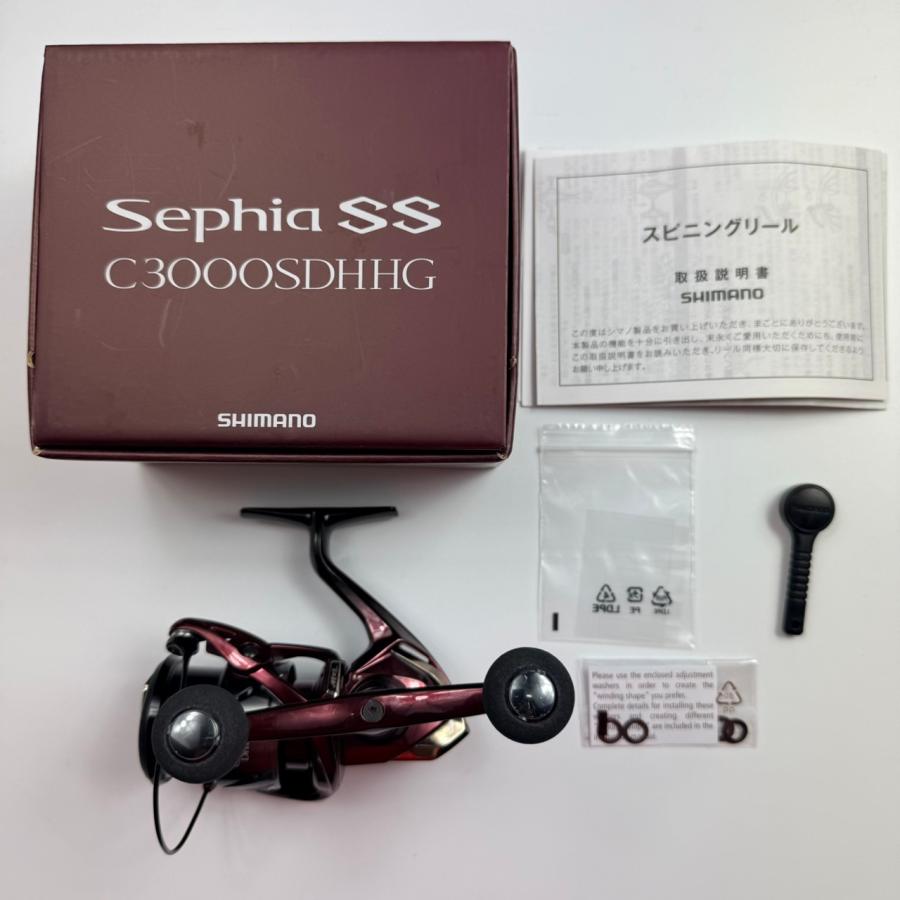 SHIMANO 23セフィアssC3000SDH 中古スピニングリール シマノ 23セフィアSS C3000SDH HG リール 中古 エギング アオリイカ