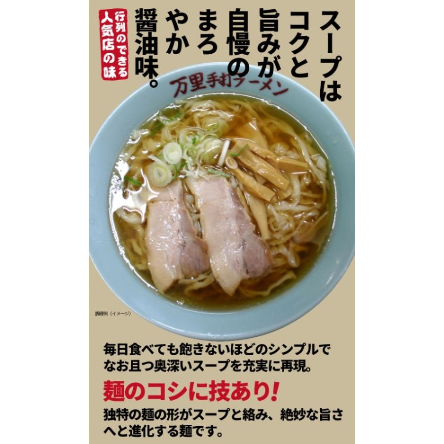 佐野ラーメン 万里 醤油ラーメン 4食入×5箱 計20食 送料込|yamagata-kikou|02