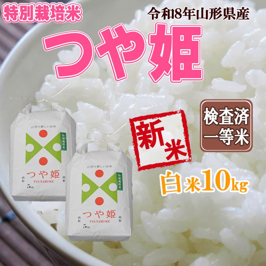 つや姫 山形県産 令和8年産 新米 予約 受付 開始 送料無料 白米 5kg×2
