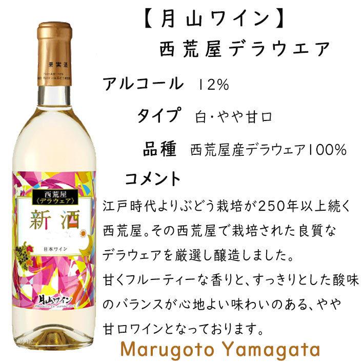 ネクタイ2本とワイン 月山ワイン 西荒屋デラウエア 2020ビンテージ