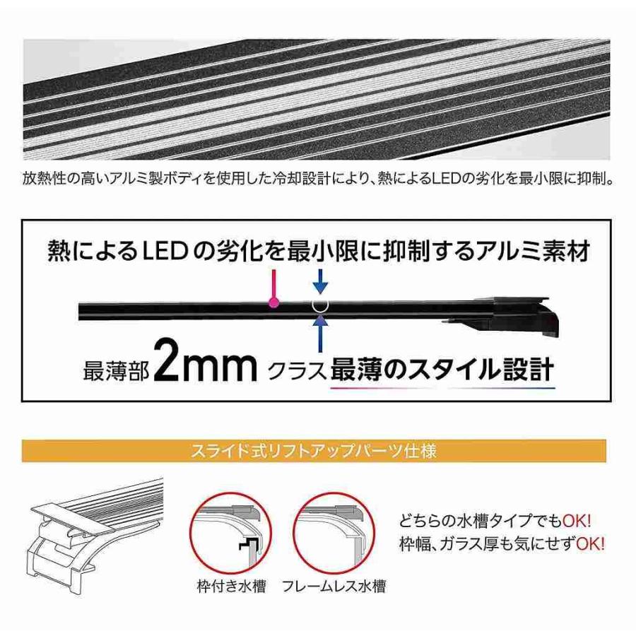 送料無料】コトブキ『ニューフラットLED SS 900ブラック』 : ヤマゲン