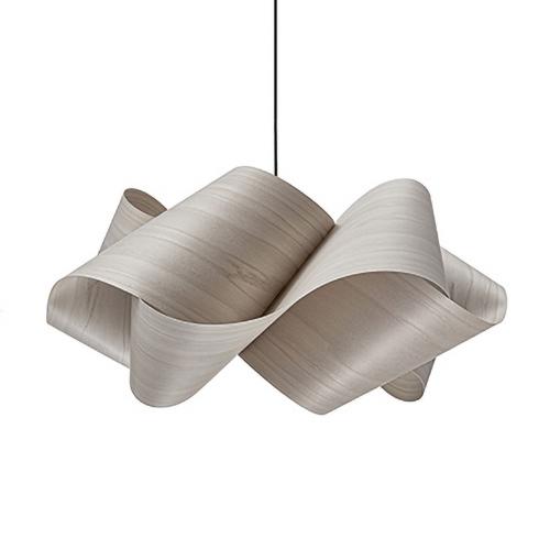 即納）LZF（ルシフェル）ペンダント照明 SWIRL スワール S／グレー