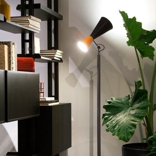 新品未使用！ NEMO（ネモ）フロア照明 PARLIAMENT パーラメント ブラック/イエロー（受注品） 【WSO2682981804】(97812円)