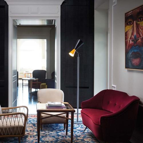 新品未使用！ NEMO（ネモ）フロア照明 PARLIAMENT パーラメント ブラック/イエロー（受注品） 【WSO2682981804】(97812円)