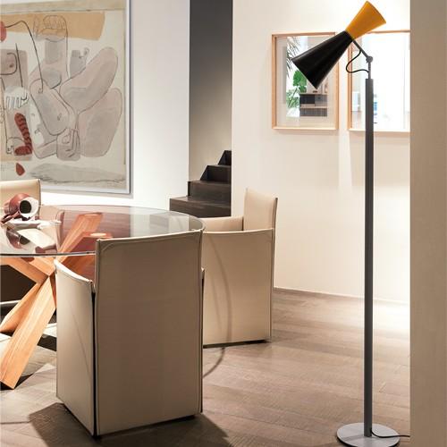 新品未使用！ NEMO（ネモ）フロア照明 PARLIAMENT パーラメント ブラック/イエロー（受注品） 【WSO2682981804】(97812円)