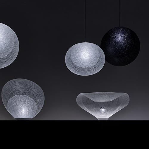 yamagiwa マユハナ MAYUHANA 二重Φ360mm ブラック YAMAGIWA（ヤマギワ