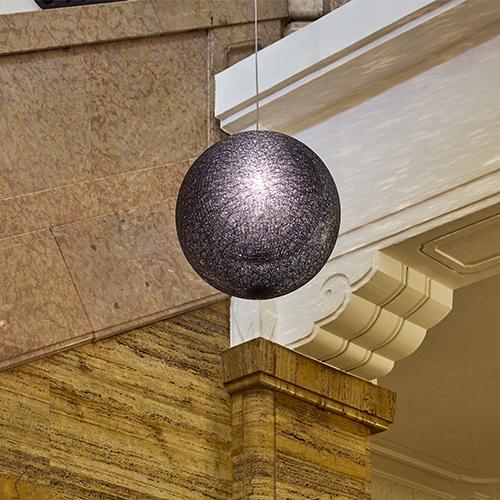 MAYUHANA ペンダントライト 二重 ブラック Φ360mm yamagiwa マユハナ MAYUHANA 二重Φ360mm ブラック YAMAGIWA