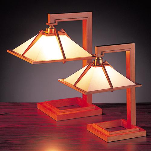 （即納）Frank Lloyd Wright（フランクロイドライト）テーブル照明 TALIESIN 1（タリアセン） チェリー｜yamagiwa｜05