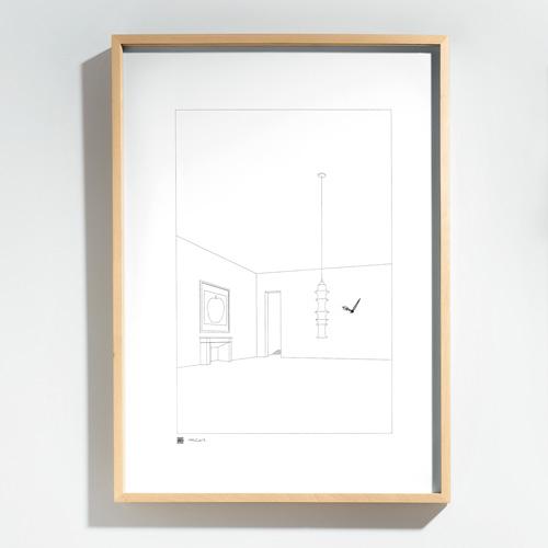 danese/ダネーゼ社の掛時計/置時計 DANESE（ダネーゼ） 掛時計 Drawing no.12 : YAMAGIWA - 通販 - Yahoo