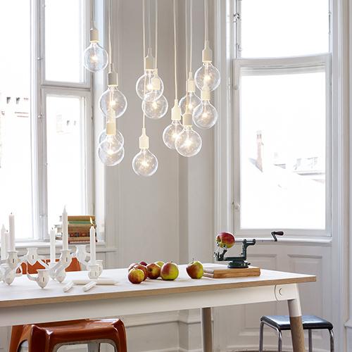 MUUTO(ムート)ペンダント照明 E27 ベージュグリーン | energysource.com.br