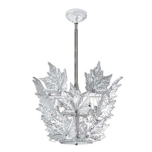 LALIQUE(ラリック)シャンデリア CHAMPS-ELYSEES(シャンゼリゼ)3 TIERS クローム 受注品｜yamagiwa