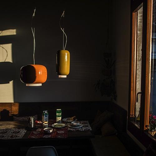 FOSCARINI （フォスカリーニ）ペンダント照明 CHOUCHIN 1 オレンジ（要