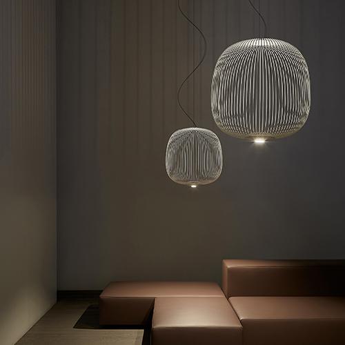 FOSCARINI(フォスカリーニ) シャンデリアともし火 SPOKES（スポークス）１  黒鉛（要明かり工事）