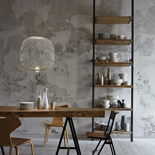 FOSCARINI(フォスカリーニ) シャンデリアともし火 SPOKES（スポークス）１  黒鉛（要明かり工事）