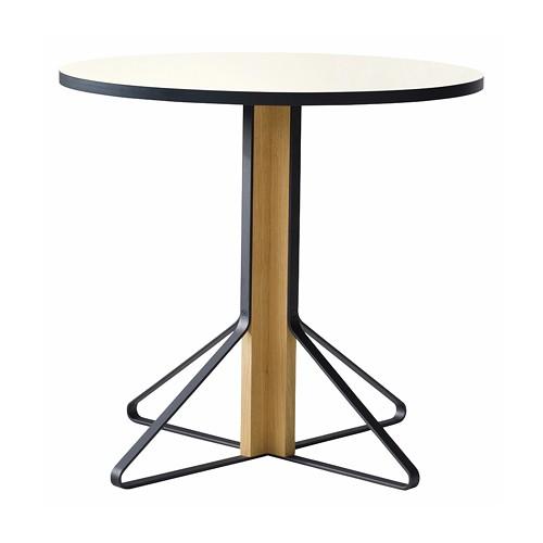 artek(アルテック)ダイニングテーブル KAARI TABLE(カアリ・テーブル) φ80cm ナチュラルオーク/ホワイトグロッシー(受注品)｜yamagiwa