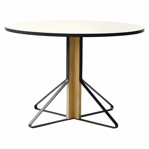 artek(アルテック)ダイニングテーブル KAARI TABLE(カアリ・テーブル) φ110cm ナチュラルオーク/ホワイトグロッシー(受注品)｜yamagiwa