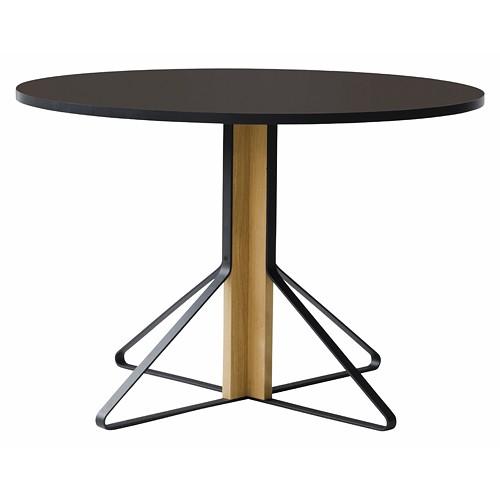 artek(アルテック)ダイニングテーブル KAARI TABLE(カアリ・テーブル) φ110cm ナチュラルオーク/ブラックリノリウム（受注品・要組立）