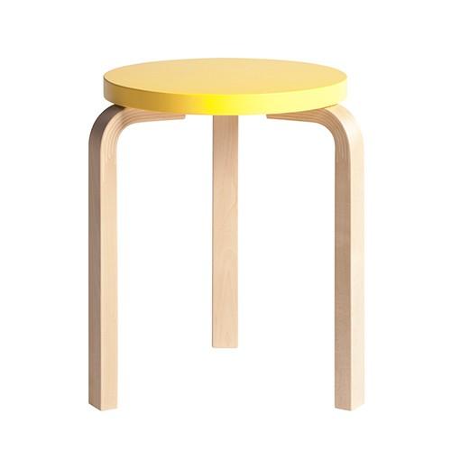 artek（アルテック） スツール 60 バーチ×イエロー（要組立