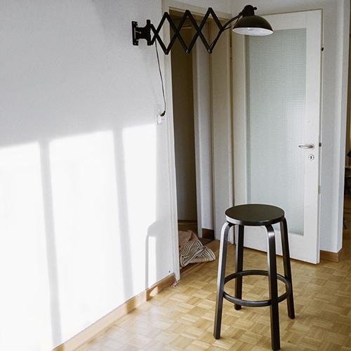 artek（アルテック） 64バースツール ブラックラッカー H75センチ