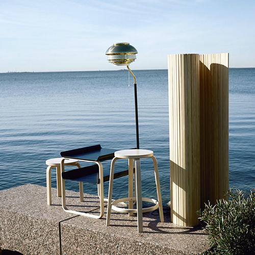 artek（アルテック） 64バースツール ブラックラッカー H75センチ
