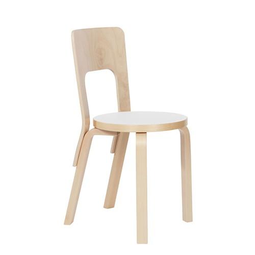 artek(アルテック)ダイニングチェア 66チェア ホワイトラミネート（要組立）