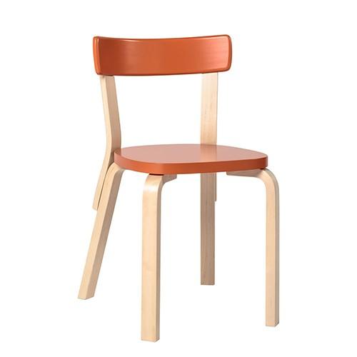 artek(アルテック)ダイニングチェア 69チェア パイミオカラー/オレンジ（要組立）