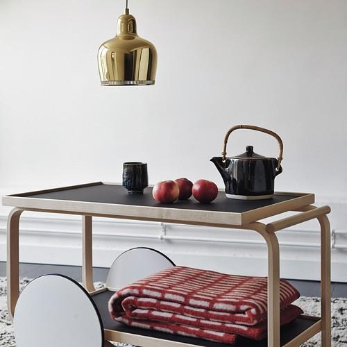 artek(アルテック)センターテーブル 901 TEATROLLEY(ティートロリー) ブラックリノリウム(受注品) | artek | 01