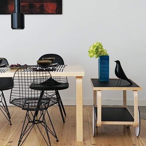 artek(アルテック)センターテーブル 901 TEATROLLEY(ティートロリー) ブラックリノリウム(受注品) | artek | 03