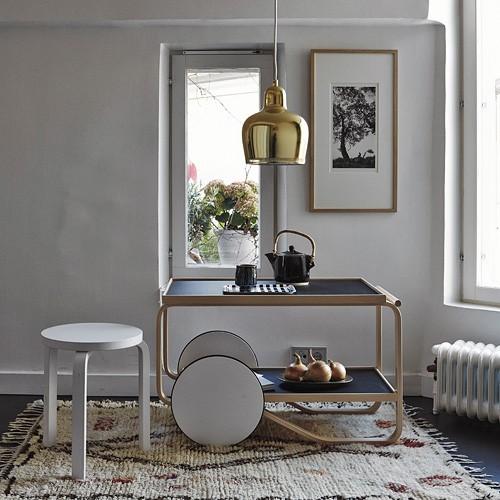 artek(アルテック)センターテーブル 901 TEATROLLEY(ティートロリー) ブラックリノリウム(受注品) | artek | 04