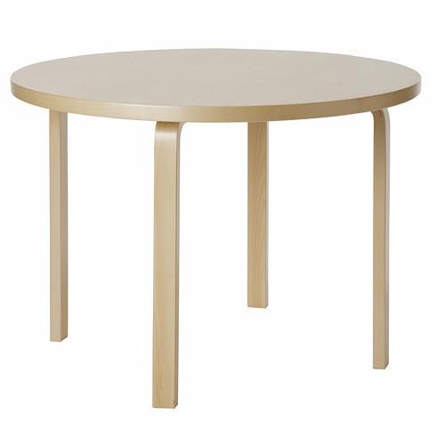 artek(アルテック)ダイニングテーブル 90A バーチ(受注品)｜yamagiwa