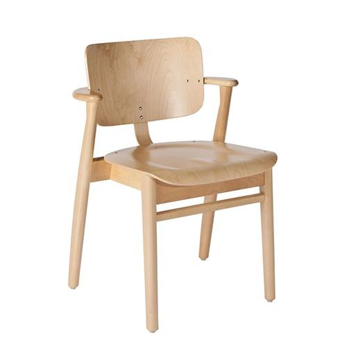 artek - (アルテック)ひじ掛けいす DOMUS CHAIR(ドムスチェア) バーチ×自然的漆 パーソナルチェア-家具、インテリア
