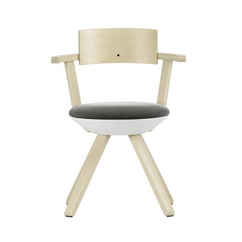 artek(アルテック)ライバルチェア ナチュラルラッカー ブラックニット