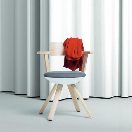 artek(アルテック)ライバルチェア ナチュラルラッカー ブラックニット_5