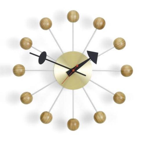 出産祝い  Vitra（ヴィトラ）掛時計 Ball Clock（ボール クロック）チェリー 掛け時計、壁掛け時計