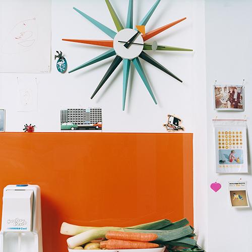 vitra ヴィトラ　ジョージ・ネルソン　サンバーストクロック　マルチカラー vitra. Vitra(ヴィトラ)掛時計 Sunburst Clock(サンバースト クロック