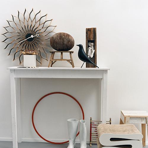 正規品お得 Vitra(ヴィトラ)掛時計 ヤマギワ - 通販 - PayPayモール Sunflower Clock(サンフラワー クロック)バーチ 期間限定特価