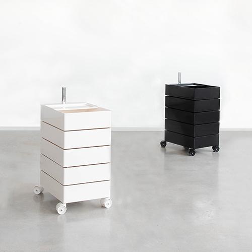 Magis(マジス)収納家具360°CONTAINER 5 drawers ブラック / ブラック