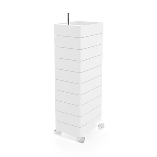 MAGIS - Magis(マジス)納める調度品360°CONTAINER 10 drawers 白いこと / 白いことキャスター オフィス家具-ファイルワゴン