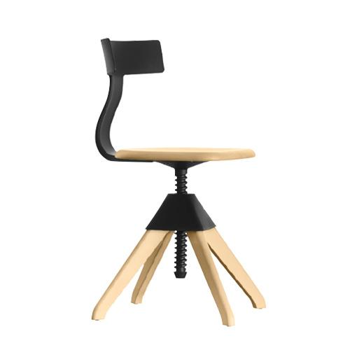 Magis(マジス)昇降チェア Tuffy - The Wild Bunch ブラック : YAMAGIWA