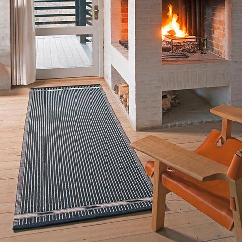 NORDIC MODERN （ノルディックモダン）ラグマット VK-3 2.0×3.0m ブラック × ホワイト