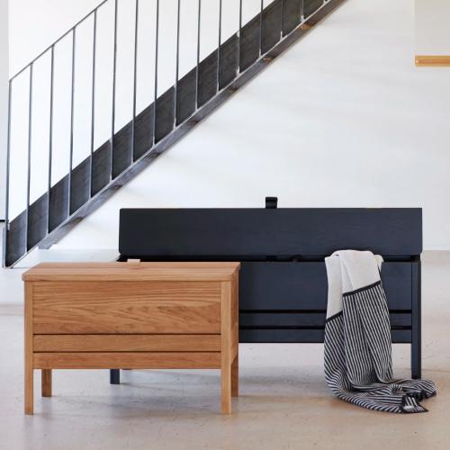 FORM & REFINE（フォームアンドリファイン） A Line Storage Bench（エーライン ストレージ ベンチ）W680mm オークの画像
