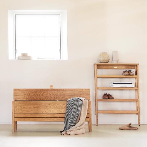 FORM & REFINE（フォームアンドリファイン） A Line Shoe Rack（エーライン シューラック）W720mm オークの画像