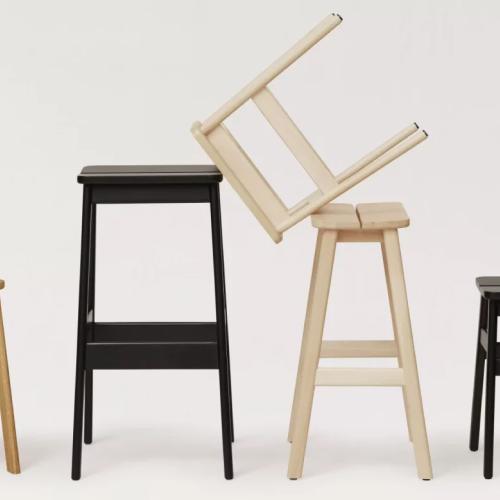 FORM & REFINE（フォームアンドリファイン） Angle Standard Bar Stool（アングル スタンダード バースツール）H750mm ビーチ｜yamagiwa｜05