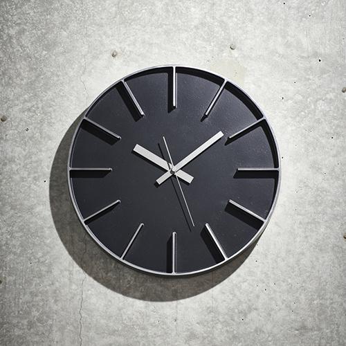 Lemnos（レムノス） 掛時計 edge clock(エッジ クロック)Φ350mm