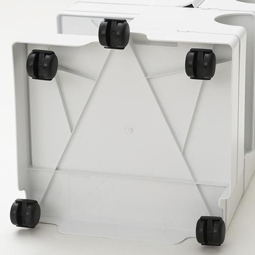 ボビーワゴン　ジョエ・コロンボ　ホワイトプラスチック収納ラック　即日 ボビーワゴン ジョエ・コロンボ ホワイトプラスチック収納ラック 即日