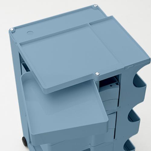 Joe Colombo ボビーワゴン　B-LINE ボビーワゴン 3段 ブラック│名作デザイナーズ家具のインテリア